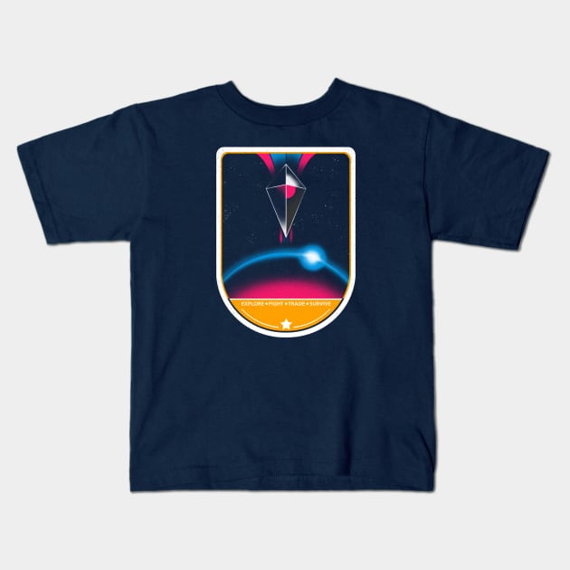 To the center Kids T-Shirt by TeeKetch